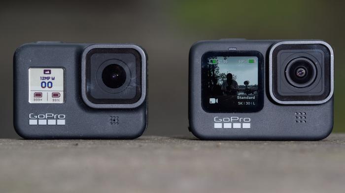 GoPro Hero8 vs. Hero9 Black