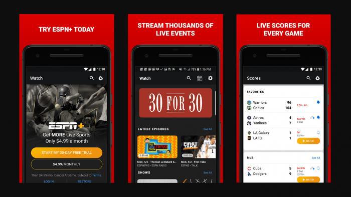 ESPN - Apps on Google Play