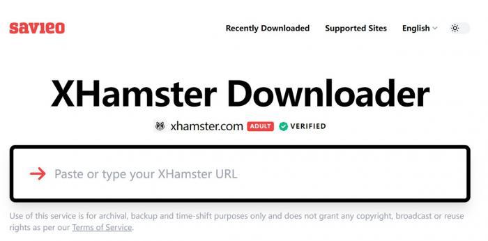 xhamster url downloader