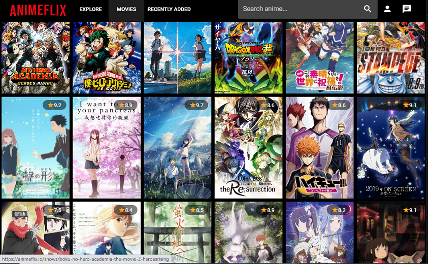 Animeflix Site — Watch Anime In Full HD Quality - Animeflix - Medium