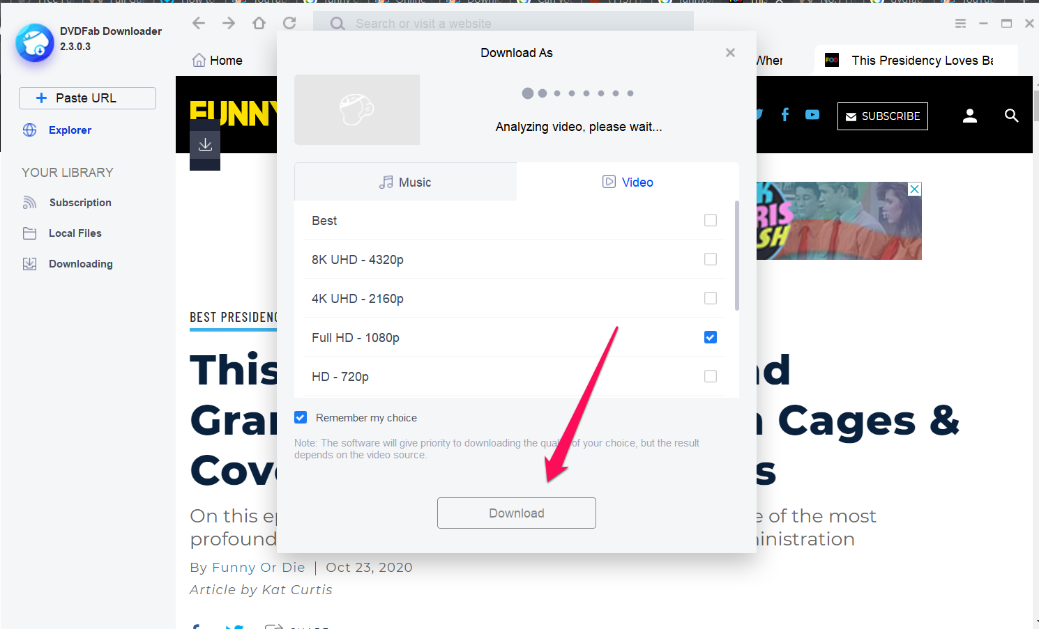 download your video 